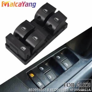 電動パワーマスターウィンドウスイッチボタン AUDI A4 B6 2003- B7 SEAT EXEO 8E0 959 851 8E0 959 855 8E0959851B 部品 カスタムパーツ アクセサリー