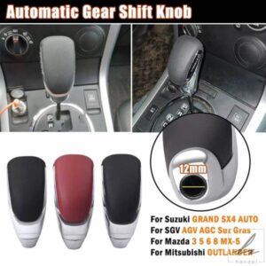 車用ギアボックスハンドル ギアシフトノブ スティックレバー マツダ 3 5 6 8 MX-5 CX-5 CX-7 CX-9 高級PUレザー オートマチック 部品 カスタムパーツ