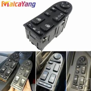 車用パワーウィンドウリフタースイッチボタン フロント左ハンドル用席側 81258067045 MAN TGA TGX 81258067098 901-104-002 901104002用 部品 カスタムパー