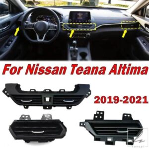 日産ティアナアルティマ2019-2021用インテリアアクセサリー フロントエアコン吹き出し口 ダッシュボードACエアコン吹き出し口 部品 カスタムパーツ