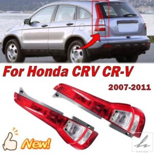 車 左右 リア テール ライト ウィンカー フォグランプ ハザード灯 ブレーキランプ ホンダ CRV 2007-2011 テールライト バルブ無 カーパーツ 部品 カスタムパ