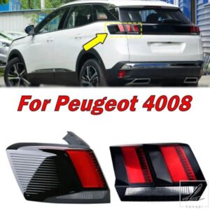 自動車外装アクセサリー リアテールライトハザードブレーキライト プジョー4008用 シグナルランプ ドライビングライト テールライトアセンブリ 部品 カスタ