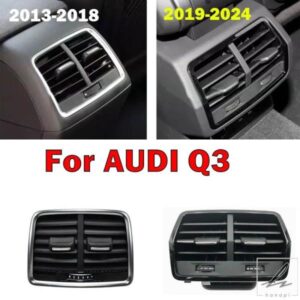 車内アクセサリー エアコンベント ACベント AUDI Q3 2013-2024用 カーパーツ エアコンベント リアエアアウトレット 部品 カスタムパーツ アクセサリー