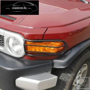 07-21トヨタFJクルーザー用フロントフォグランプカバーカーカーボン外装スタイリングアクセサリーリアフォグランプカバー 部品 カスタムパーツ アクセサリー