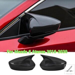 車用サイドミラーキャップ リアビューミラーカバートリム装飾 マツダ 6 アテンザ 2016-2020 カーアクセサリー 部品 カスタムパーツ アクセサリー
