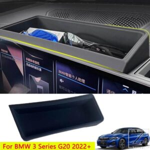 車中央ダッシュボードナビゲーション画面収納ボックスオーガナイザートレイ BMW 3シリーズ G20 2022 2023 インテリア ABSアクセサリー 部品 カスタムパーツ
