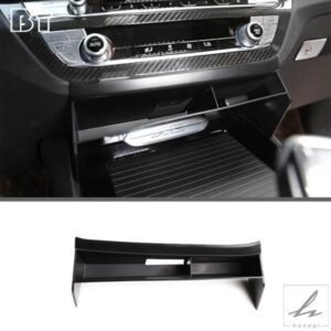車用セントラルコントロール収納ボックストリム 携帯カードホルダーカバー BMW X3 X4 G01 G02 2018-2022 オートアクセサリー ABS 部品 カスタムパーツ