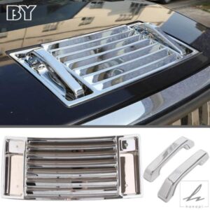 車用フロントフードエンジンエアベントグリルカバートリム ハマーH2 2003-2009用交換部品アクセサリー 部品 カスタムパーツ アクセサリー