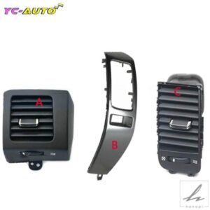 車用エアコン吹き出し口 A/C エアコン吹き出し口プレートフレームパネル トヨタ ランドクルーザー プラド 120 レクサス GX470 2003-2009用 部品 カスタムパ