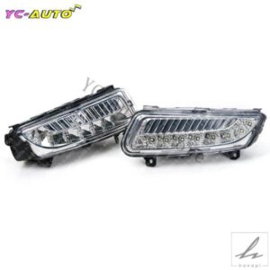 車用LEDフロントフォグランプDRL VW フォルクスワーゲン ポロ MK8 6R 2011 2012 2013 フロントバンパーランプライト 6RD 941 699 6RD 941 700 部品 カスタム