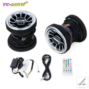 日産NV200 2012-2018用 車用LEDフロントダッシュボードACエアコンベントアウトレットターボインテリアトリムアクセサリー 部品 カスタムパーツ アクセサリー