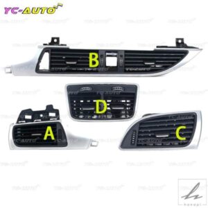 車内フロントダッシュセンターコンソールエアコン吹き出し口 AUDI A7 RS7 RS6 A6 C7 2011-2016 4G0941509 4G0819203 4G1820901B 部品 カスタムパーツ