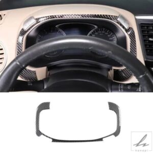 日産パスファインダー 2013-2018 用 ソフトカーボン カーダッシュボード装飾フレームカバーステッカー インテリアアクセサリー 部品 カスタムパーツ