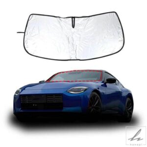 日産 400Z 車用フロントガラスサンシェードカバー 紫外線防止アルミホイル/シルバーテープ 自動車アクセサリー 1個 部品 カスタムパーツ アクセサリー