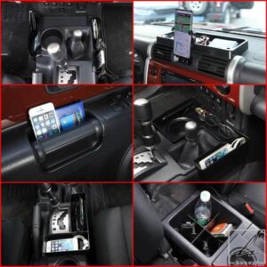 車用ヒューズ収納トレイホルダーボックス トヨタ FJクルーザー 2007-2021 アクセサリー用 車用中央収納仕上げカスタムボックス 部品 カスタムパーツ