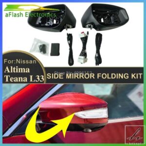 日産アルティマ ティアナ L33 2014-2019用 車用サイドミラー折りたたみキット バックミラー折りたたみモーターエンジン電動パワーミラー 部品 カスタムパー