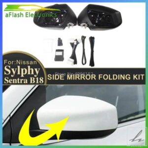 日産セントラ シルフィ B18 B17 2012-2024用 車用サイドミラー折りたたみキット バックミラー折りたたみ モーターエンジン 電動パワー 部品 カスタムパーツ