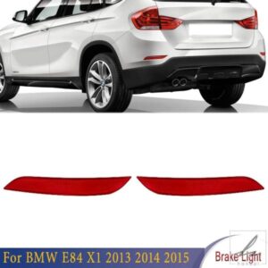 車用リアバンパーリフレクターライト ブレーキランプ レッド 63147314883 63147314884 BMW E84 X1 2013 2014 2015用 部品 カスタムパーツ アクセサリー