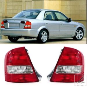 車用リアバンパーテールライト ブレーキハザード灯 テールランプ マツダ 323 ファミリア BJ セダン 2002-2004 バルブ無 部品 カスタムパーツ アクセサリー