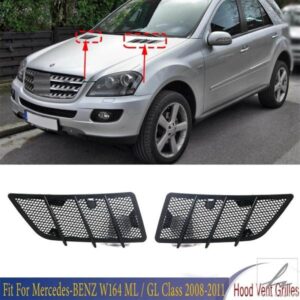 車用フロントフードベントグリルエアフローインテークフード メルセデスベンツ W164 ML / GLクラス 2008 - 11 1648804405 1648804305 部品 カスタムパーツ