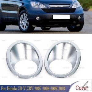 車用 フォグランプカバー 2個 フロントフォグランプフレーム フロントフォグランプベゼル カースタイリング ホンダ CR-V CRV 2007/10/01用 部品 カスタムパ
