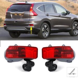 車用リアテールバンパーリフレクターライト リアブレーキフォグランプ バルブ無 ホンダCRV CR-V 2015 2016用 部品 カスタムパーツ アクセサリー
