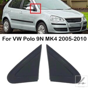 車用バックミラーカバー 外装 ウィング トライアングル VW ポロ 4 9N GTI 2 GEN ハッチバック ヴェント 2006 2007-2011 6Q0853273A 6Q0853274A 部品 カスタ
