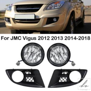 車用フロントバンパーフォグランプフレームカバーフォグライトフォグランプハロゲン電球付き JMC VIGUS 2012 - 18用 部品 カスタムパーツ アクセサリー