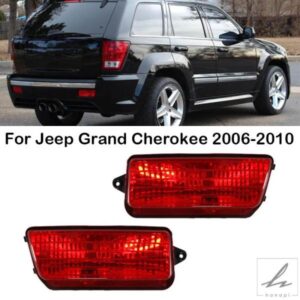 車用リアバンパーライト テールブレーキハザードリフレクターランプ ジープ グランドチェロキー 2006 - 10 55156102AA 55156103AA 部品 カスタムパーツ