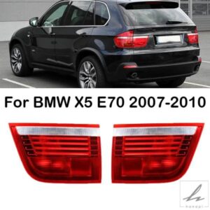 車リアインナーテールライトドライビングテールランプストップブレーキランプ電球付き63217200821 63217200822 BMW X5 E70 2007/10/01用 部品 カスタムパー