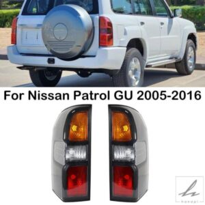 日産パトロール GU 2005/08/01-2016 車用 リアバンパー テールライト テールライト ハーネス付き ウィンカーライト ブレーキランプ 部品 カスタムパーツ