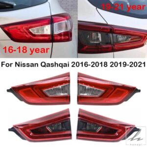 日産 キャシュカイ 2016-2018 2019-2021 用 LED 車用リアストップブレーキテールライト ウィンカーハザードフォグランプテールランプ バルブ無 部品 カスタ