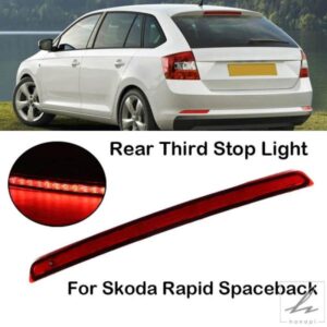 車用LEDサードブレーキライト ハイブレーキランプ ポジションマウント リアサードストップライト シュコダ ラピッド スペースバック KODIAQ 部品 カスタムパ
