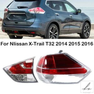 日産 X-TRAIL T32 2014 2015 2016 車用 リアテールライト テールランプ ハーフアセンブリ リバースブレーキライトハウジングカバー バルブ無 部品 カスタム