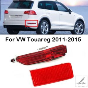 車用リアバンパーリフレクターライト ブレーキランプ ハザード灯ストリップバー 7P6945105 7P6945106 VW TOUAREG 2011 - 15用 部品 カスタムパーツ