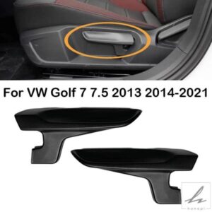 左右車フロントブラックシート高さ調整レベルハンドル VW ゴルフ 7 7.5 2013 - 17-2021 5G0882251 5G0882252 部品 カスタムパーツ アクセサリー