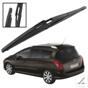 12インチ リアガラス ウォッシャー ワイパーブレード プジョー 308 SW 308 イータテ T7 2007-2013 カーアクセサリー 部品 カスタムパーツ アクセサリー