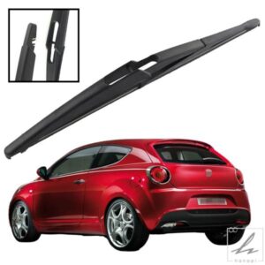 12インチ リアガラス ウォッシャー ワイパーブレード アルファロメオ MITO 2008-2018 カーアクセサリー 部品 カスタムパーツ アクセサリー