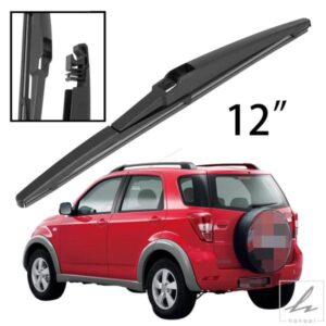 12インチ リアガラス ウォッシャー ワイパーブレード ダイハツ テリオス MK2 J200 F700 2006-2017 カーアクセサリー 部品 カスタムパーツ アクセサリー