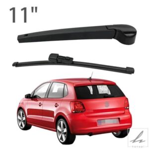 11インチ リアウインドシールド ウォッシャー ワイパーアームブレードセットキット VW ポロ 6C 6R1 MK5 2009-2017 カーアクセサリー 部品 カスタムパーツ