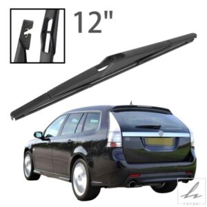 12インチ リアガラス ウォッシャー ワイパーブレード サーブ 9-3 KOMBI ESTATE 9-3X 2007-2012 カーアクセサリー 部品 カスタムパーツ アクセサリー