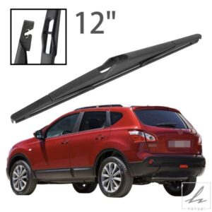 12 インチリアフロントガラスフロントガラスウォッシャーワイパーブレード日産キャシュカイデュアリスキャシュカイ + 2 J10 2007-2013 カーアクセサリーアク