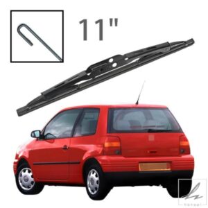 11インチ リアガラス ウォッシャー ワイパーブレード シートアローザ/VWルポ 1997-2004用 カーアクセサリー 部品 カスタムパーツ アクセサリー