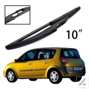 10インチ リアガラス ウォッシャー ワイパーブレード ルノー セニック 2 II グラン セニック 2 2003-2009 カーアクセサリー 部品 カスタムパーツ アクセサリ