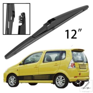 12インチ リアガラス ウォッシャー ワイパーブレード ダイハツ YRV 2000-2005 カーアクセサリー 部品 カスタムパーツ アクセサリー