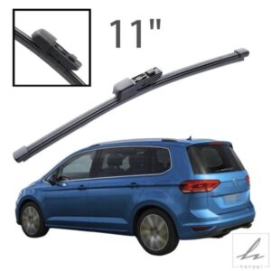 11インチ リアガラス ウォッシャー ワイパーブレード VW フォルクスワーゲン トゥーラン 5T 2015-2023 カーアクセサリー 部品 カスタムパーツ アクセサリー
