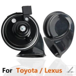 12V 110-125DB 410/510HZ 高低ピッチ カタツムリホーン 大音量 レクサス IS ES CT GX LX NX RX トヨタ ハイランダー ランドクルーザー J100 J200用 部品 カ