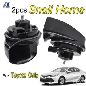 12V 110-125DB カタツムリホーン トヨタ C-HR カムリ タコマ ハイランダー ランドクルーザー アベンシス アバロン セコイア ヤリス アバロン カローラ RAV4