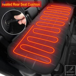 車用2列目ヒーター付きリアカバークッションウォーマーパッド12V 24V汎用冬用暖房ヒータープロテクターアクセサリー 部品 カスタムパーツ アクセサリー