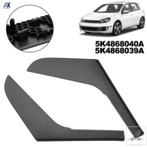 車内ドアハンドルカバートリム フロント リア 左 右 VW ゴルフ 6 GTI MK6 2009 - 13 5K4868039A 5K4868040A 部品 カスタムパーツ アクセサリー